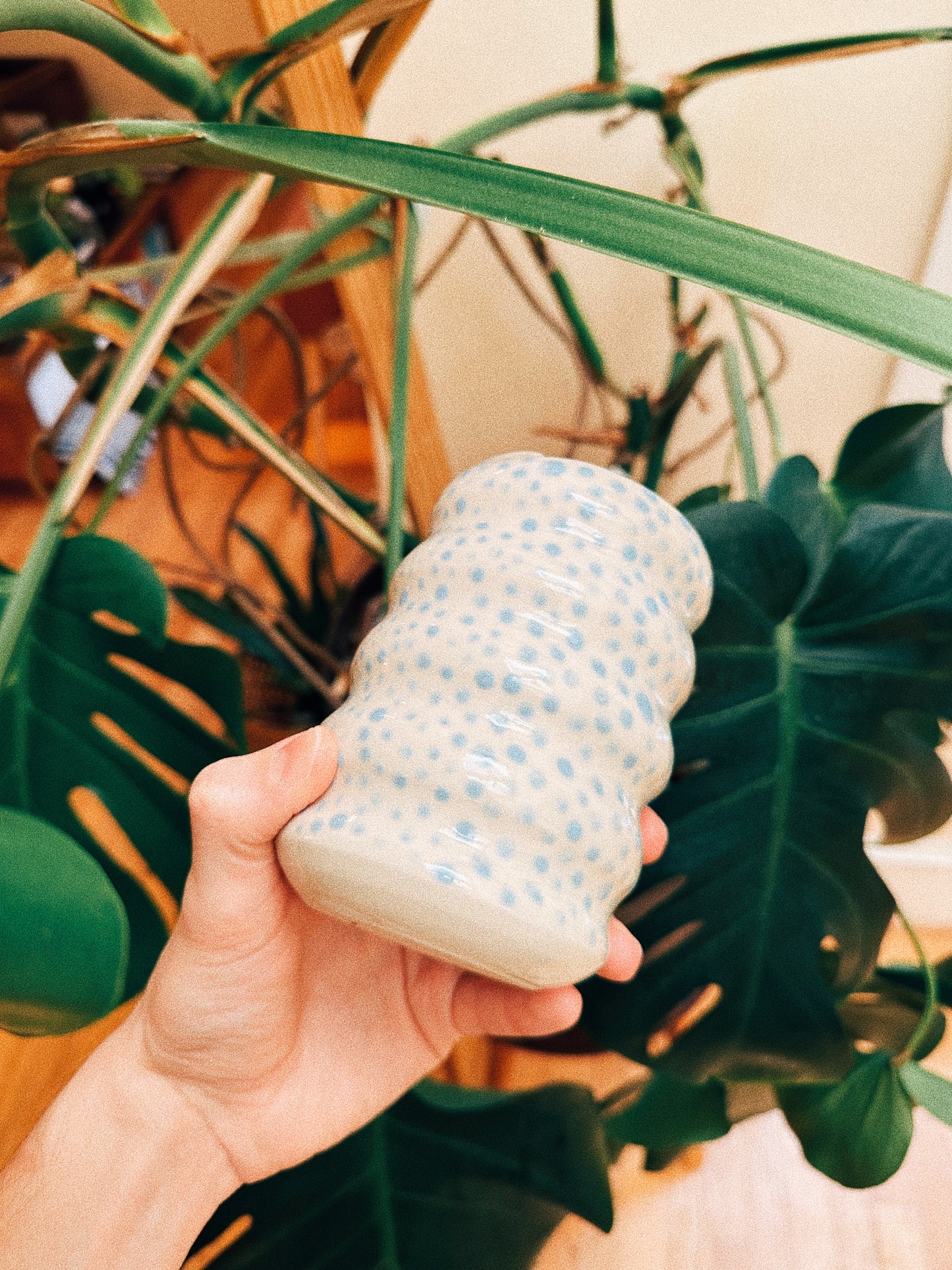 Freckled Tumbler | Baby Blue
