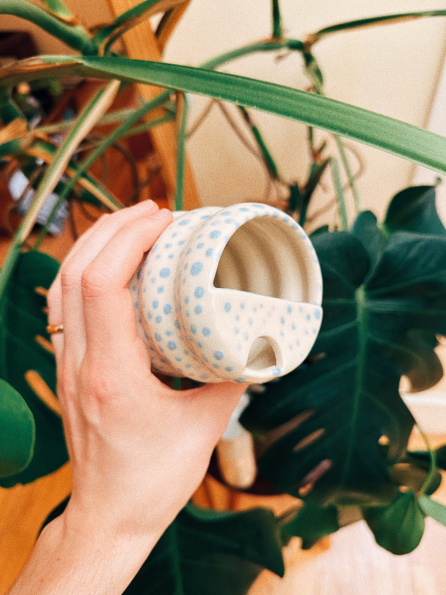 Freckled Tumbler | Baby Blue